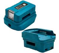 Battery Adapter For BL1830 BL1840 18V Batteries With USB Charging Port And Built-in LED Work Light, Portable Power Tool Accessory With Belt Clip For Repairs