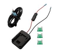 Battery Adapter for Bosch 18V BAT622 BAT609 BAT618G with Fuse & Switch, Compatible with 2 607 336 170 092 091 040 208 236, for Orange 12x7cm