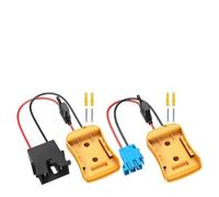 Battery Adapter for Dewalt 20V Lithium Battery Converter with 12AWG Wire Harness Connector, Compatible with DCB205/DCB206/DCB204/DCB203/DC(Black)
