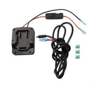 Battery Adapter for Starlink with Switch for For Parkside X20V TEAM Lithium Battery, Featuring 14 Gauge Wire, Fuse Protection, and Convenient Wire Terminal for Power Connection