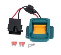 Battery Adapter Kit, Durable 18V Power Conversion Connector with Wiring Harness and Holder for Kids Riding Toy ABS Black 1 Pack