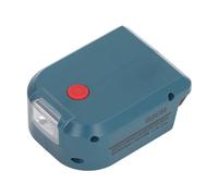 Battery Adapter with 18 W PD 3.0 Type C and 5 V 2.1 A USB Ports Compatible with Bosch BAT622 BAT609 BAT618G BAT609G BAT618 14.4 V - 18 V Batteries, Portable Power Source with LED