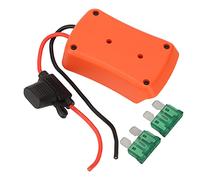 Battery Adapter with High Performance Lithium Battery Converter Sturdy ABS Material for Electric Bike Skateboard Toy Car 18V 20V Orange