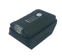 Battery Adapter with LED Light for for A3 Lithium Battery Charger Converter, 14.4-21V Input to 5V 2A USB Output with Overcharge Protection and Flashlight