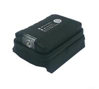 Battery Adapter with LED Working Light for 18V Li-ion Battery, Input 14.4-21V DC Max 2A, Output 5V/2.0A, Black Plastic Housing