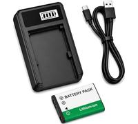 Battery and Charger for Pentax Optio D-Li63, DLi63 and DL-i63 Battery