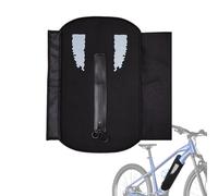 Battery Bag, Dustproof Protective Cover, Waterproof E-Bike Accessories with Reflective Strips, for Night Riding Outdoors in Rainy Weather and Winter Cold