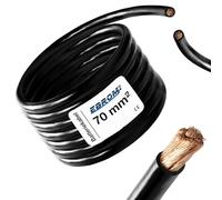 Battery Cable Black H07V-K 6-10 16-25 35 50 70 or 95 mm2 Battery Cable 100% OFC Copper Sold by the Metre 6mm2-10mm2-16mm2-35mm2-50mm2-70mm2 + 95mm2