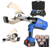 Battery Cable Cutter, Rechargeable Hydraulic Cable Cutter with LED Indicator, 120kN/160kN / 250KN Electric Ratchet Cable Cutter, Wire Cutting Tool for 70 mm/85 mm/120 mm Copper Al Armoured Cable 85C