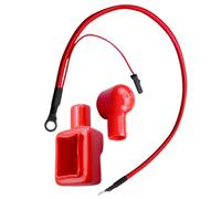 Battery Cable Kit - Electrical Wire with Ring Terminals for Power Transfer | Heavy Duty Cord Parts for Car Solar Motorcycle Marine Boat RV Lawn Mower Automotive Systems