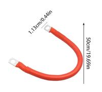 Battery Cable Wire | 8AWG Battery Cables With Terminals, Inverter Cable, Heavy Duty Automotive Cables, 19.69 Inches Jumper for Jump Starting Dead
