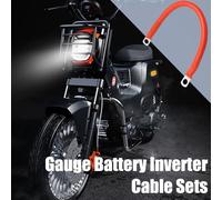 Battery Cable Wire,Car Battery Cable 8AWG - Inverter, Heavy Duty Automotive Cables, 19.69 Inches Jumper Cables for Jump Starting Dead