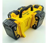 Battery Caddy/Carrier For Dewalt XR 18v Batteries (Yellow)