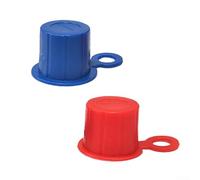 Battery Cap Cover for Motorcycle Ignition System with Leak Proof, Electric Insulation, and Standard Positive and Negative Pole Compatibility (red and blue)