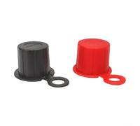 Battery Cap Cover for Motorcycle Ignition System with Leak Proof, Electric Insulation, and Standard Positive and Negative Pole Compatibility (Red and black)