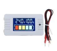 Battery Capacity Indicator LCD Digital Display, Battery Power Tester Voltmeter, 0~100V Voltage Meter with Color LCD Screen for Inverter Photovoltaic Systems Automotive Electronics