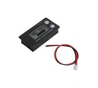 Battery Capacity Meter DC 8 100V with Voltage Indicator and Backlight Display Compatible with Lithium and Acid Batteries in Various Vehicles (White)