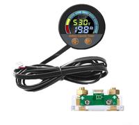 Battery Capacity Tester with 5 Functions 8100V Fuel Gauge, 500A Shunt Ammeter, and Customizable Voltage Alarm