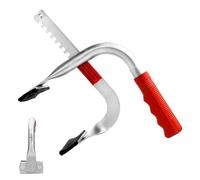 Battery Carrier Handle - Rubber Grip Strap, Side Lift Rack | Adjustable Heavy Duty Frame Construction, Anti-Slip Grooved Clamp Design Car Garage Maintenance Routine, Auto Battery Replacement T