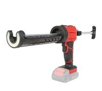 Battery Cartridge Gun Compatible with Makita 18 V Battery, Battery Cartridge Press with 4 Speeds and LED Light, for 300 ml Cartridges, Silicone Syringe for Sealing, Spatulas (without Battery)