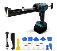 Battery Cartridge Press for Makita 18 V, Anti-Drip Function & LED Light, 4-Level Speed Control - Ideal for Floor Tiles, Sealing & Renovation (Without Battery) (Blue)