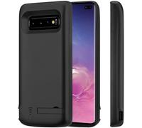 Battery Case for Galaxy S10, 5000mAh Batteri Charging Cases for Samsung Galaxy S10 Rechargeable External Backup Power Bank Charger Protective Cover, Extended Your Phone Life, Black
