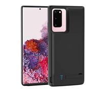 Battery Case for Galaxy S21 Ultra, 5000mAh Batteri Charging Cases for Samsung Galaxy S21 Ultra Rechargeable External Backup Power Bank Charger Protective Cover, Extended Your Phone Life, Black