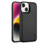 Battery Case for iPhone 14 Plus, 6000mAh Extended Batteri Charging Cases for iPhone 14 Plus 5G 6.7" Portable Rechargeable Power Bank Charger Cover, Black