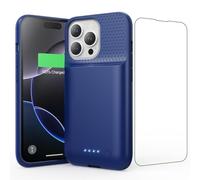 Battery Case for iPhone 16 Pro, [2025 Upgraded] 7500mAh Ultra-Slim Portable Smart Charging Case Rechargeable Protective Extended Charging Cover Only for iPhone 16Pro Battery Pack (6.3 Inch), Black