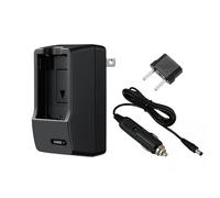 Battery Charger Applicable For Leica Q3. Universal Voltage (100-240V), Portable Compact Design, Flip Out Plug (Includes Car Charger & UK Adapter Plug)