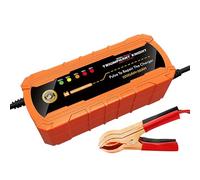 Battery Charger Automotive, 12v Pulse Smart Battery Maintainer, Intelligent Digital Display Lead Acid, Truck, Motorcycle, Atv, for Garage, Workshop, Roadside, Repair, Travel