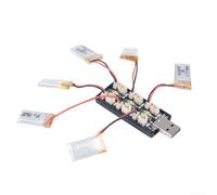 Battery Charger Board, 6 Channel USB 3.7V 3.8V For LiPo 4.2V 4.35V for RC Dr s Parallel Charging Low High Voltage(3.8V)