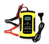 Battery Charger,Car Battery Charger Full Automatic Car Battery Charger 110V To 220V To 12V 6A Intelligent Fast Power Charging Wet Dry Digital Display