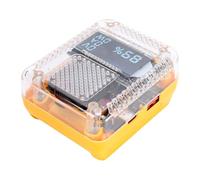 Battery Charger Display Adapter Powerful Rapid Charging 140W 5A Output with Smart USB Type C Integration for DW DCB180 DCB200 DCB201 DCB203 DCB203BT DCB204 DCB206 Batteries ABS