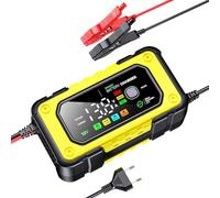 Battery Charger For Car - 12V 7A Battery Charger,With Colors LCD Display Inflating Gadget Tools For Outdoor Boat Truck Garage Car Motorcycle