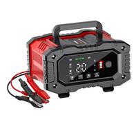 Battery Charger for Car 20A 12V/24V LiFePO4 Trickle Charger Maintainer | Car battery charger Lead Acid Compatible with Temperature Compensation for Car Truck Motorcycle Lawn Mower Boat