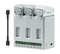 Battery Charger for DJI Lito X1/Lito 1, Recharge up to 3 Batteries | Fast Charger Station Charging Hub, Power Bank, Compact and Portable for Charging and Storage