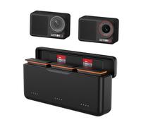 Battery Charger for DJI Osmo 360/DJI Osmo Action 5 Pro, USB Fast Charging Case with Type-C Cable Compatible with DJI Original Battery, Triple Battery Charger