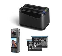 Battery Charger for Insta360 X4 Air, Action Camera Batteries Fast Charging Station with Charging Cable