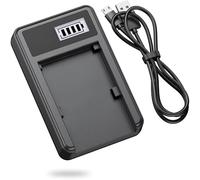 Battery Charger for Panasonic Lumix Digital Cameras - Replacement for Charger DE-A50 / DE-A50B for DMW-BCM13, DMW-BCM13E, DMW-BCM13PP Battery