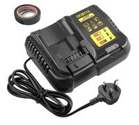 Battery Charger Replace for Dewalt DCB112 10.8V-18V Hinsinc Black One Size