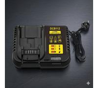 Battery Charger Replacement For Dewalt 10.8V-18V Lithium-Ion Batteries-Dcb112 Compatible Dcb182 Dcb200 Dcb184 Dcb180