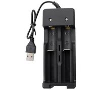 Battery Chargers, 18650/26650/21700/14500/16340 Prevent Overcharging Safety Guarantee Battery Chargers with Double Slot for 3.7V/3.6V Li-ion Lithium-ion IMR INR ICR Ni-Mh/Ni-CD AA Triple-A