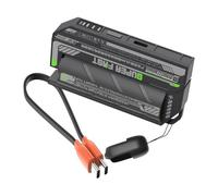 Battery Chargers Case with PD22.5W Fast Charging and Display for Accurate Power Monitors ABS Construction Battery Chargers Case