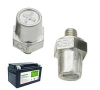 Battery Charging Post, Battery Post Adapter | Positive Battery Cable Terminals Connectors,Motorcycle Lead Alloy Charging Connector 2 Pack