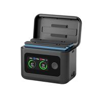 Battery Charging Station 1.47" Color Display 360 Power Management Customizable Settings 2 Slots Fast Charging Station