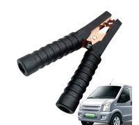 Battery Clamps 300A - Copper Plated Alligator Charging Clips | Heavy Duty Insulated Test Wire Jumper Crocodile Clamps | Strong Grip High Current Capacity For Car Truck Motorcycle Battery Booster Cable