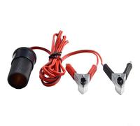 Battery Clip Adapter, Car Power for ALLIGATOR Clip Connector Cable, Car Battery Clip to Adapter Converter for Jump Starting