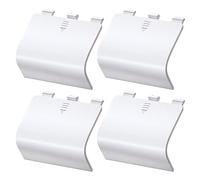 Battery Cover for Xbox Series X, 4 Pack Replacement Back Shell Door Lid Repair Part to New Wireless Series S Remote, Cheap Batteries Port Outside Case Cap for Microsoft Xbox Core Controller, White