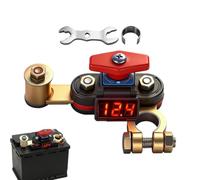 Battery Cut off Button 12v/24v Car Power Breaker with LED Voltage
